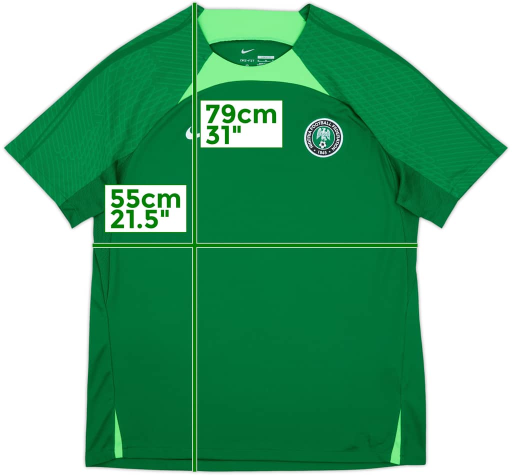 2022-23 Nigeria Nike Training Shirt - 8/10 - (XL)
