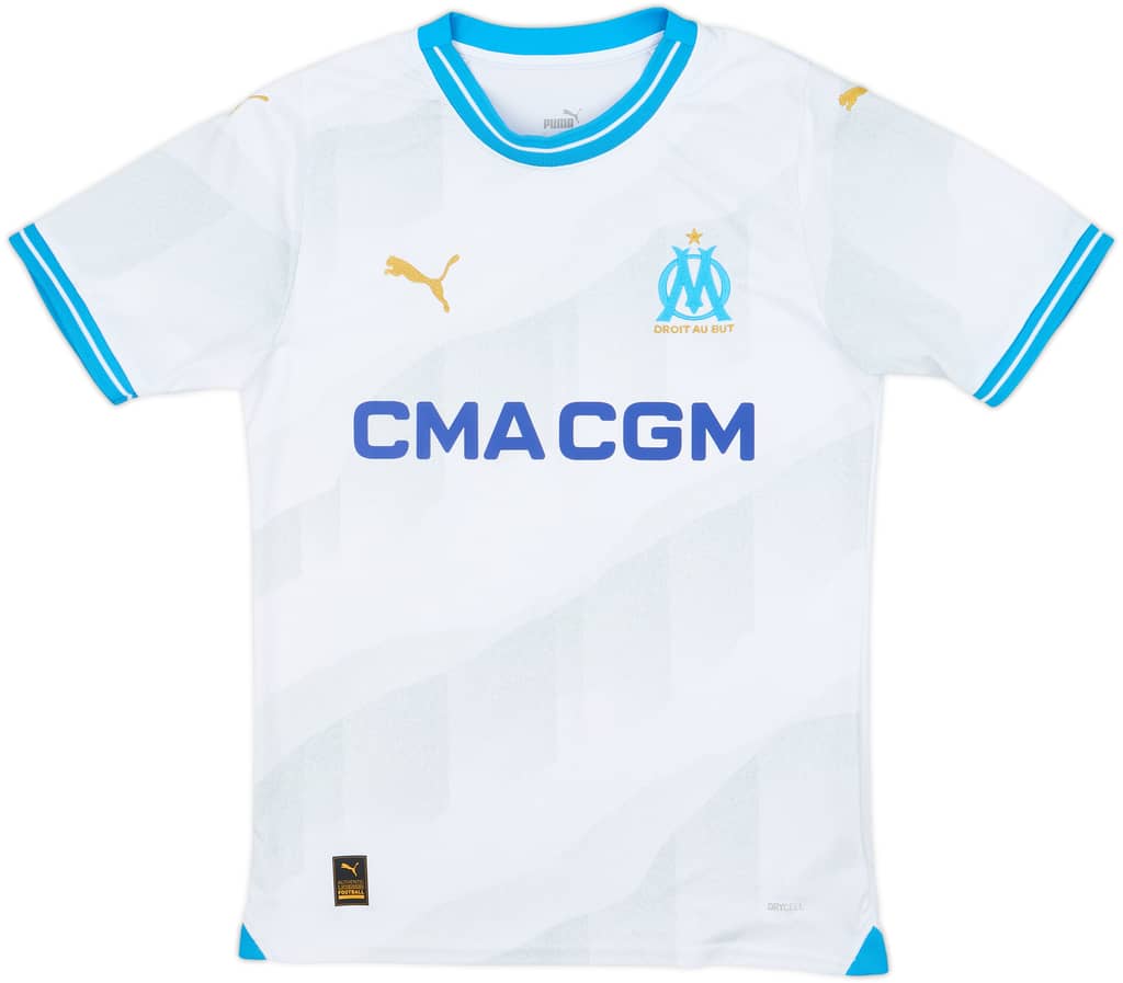 2023-24 Olympique Marseille Home Shirt - 9/10 - (S)