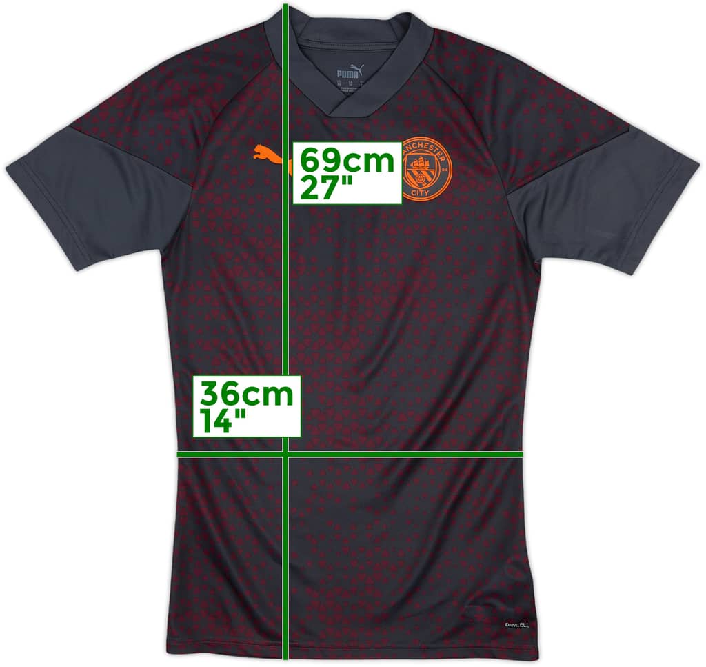 2023-24 Manchester City Puma Training Shirt - 10/10 - (XS)