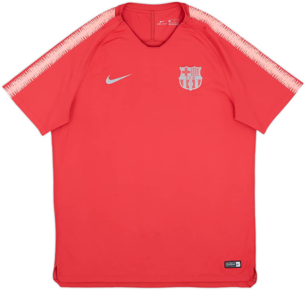 2018-19 Barcelona Nike Training Shirt - 8/10 - (XL)
