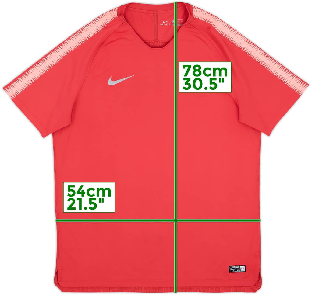 2018-19 Barcelona Nike Training Shirt - 8/10 - (XL)