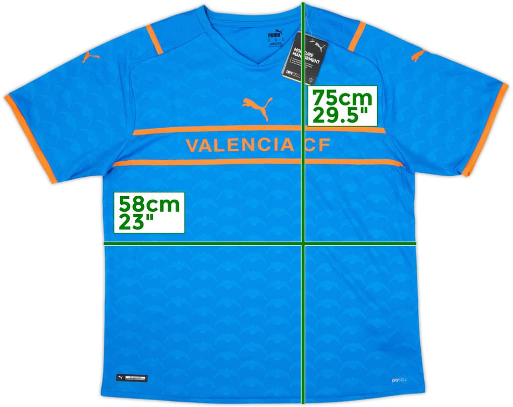 2021-22 Valencia Third Shirt (XL)
