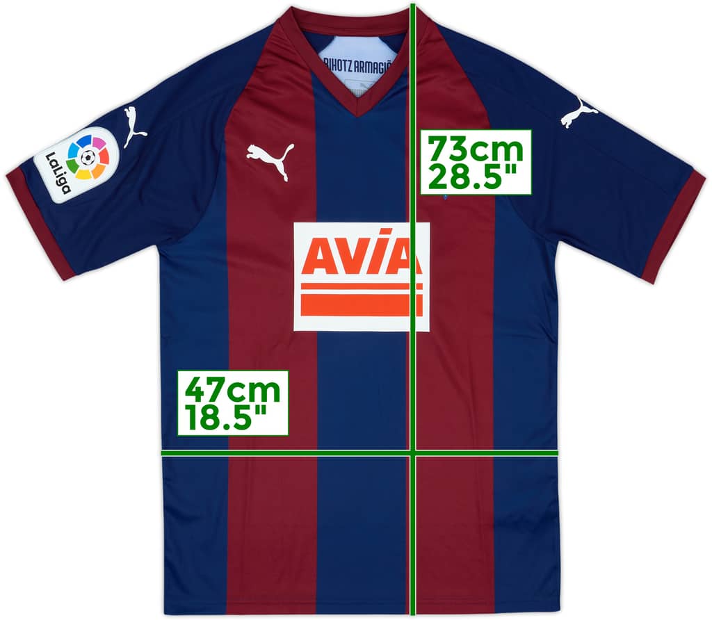 2018-19 Eibar Home Shirt - 8/10 - (M)