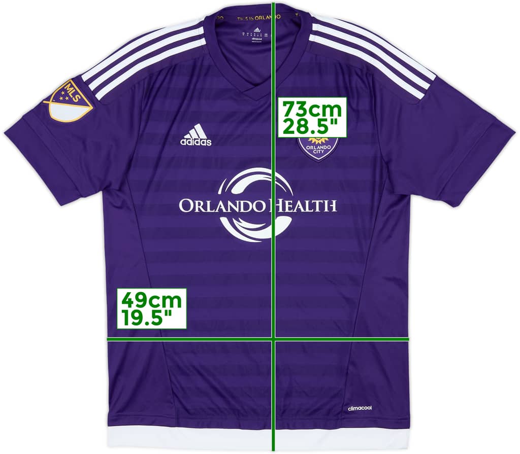 2016 Orlando City Home Shirt - 9/10 - (M)