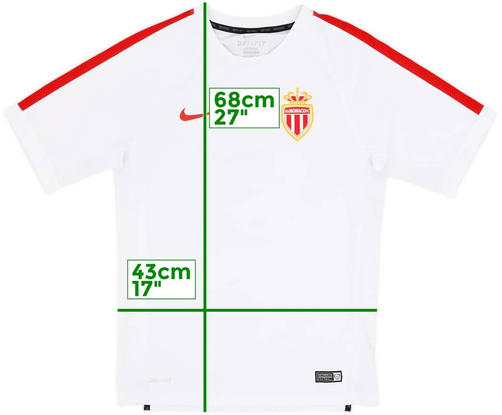 2014-15 AS Monaco Nike Training Shirt - 9/10 - (S)
