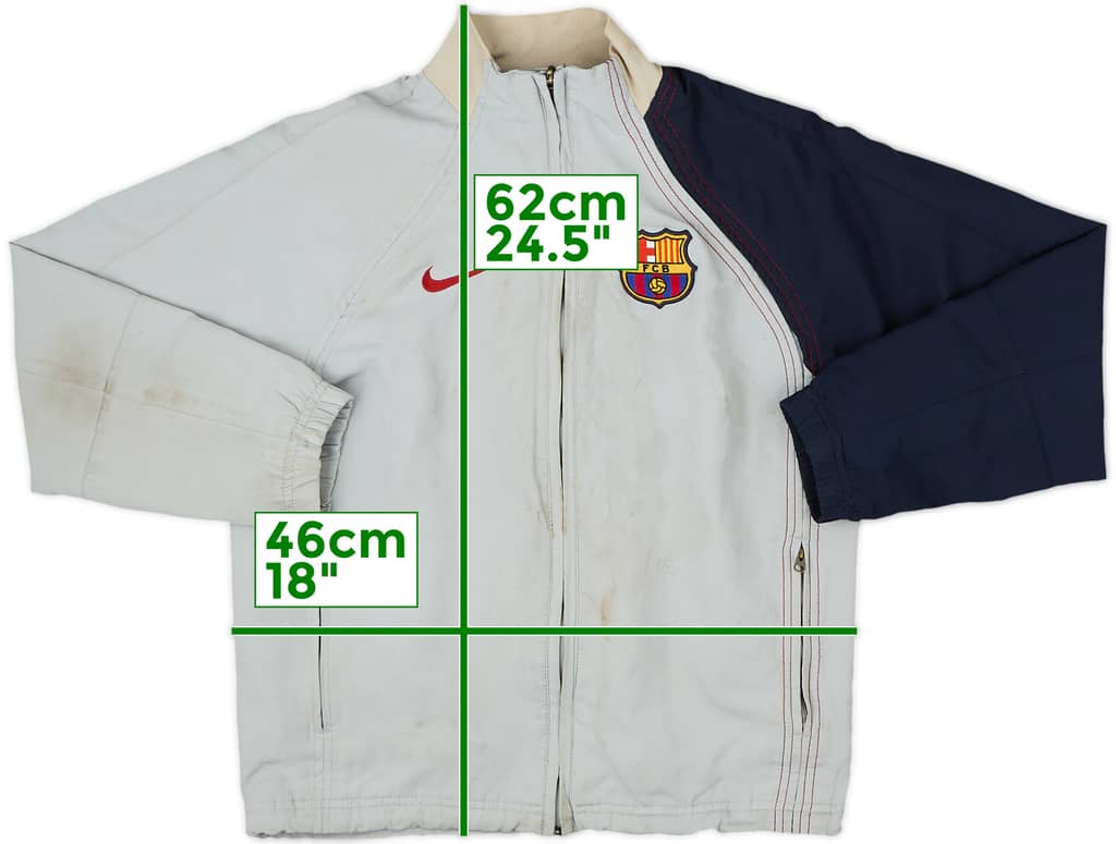 2003-04 Barcelona Nike Track Jacket - 3/10 - (XL.Boys)