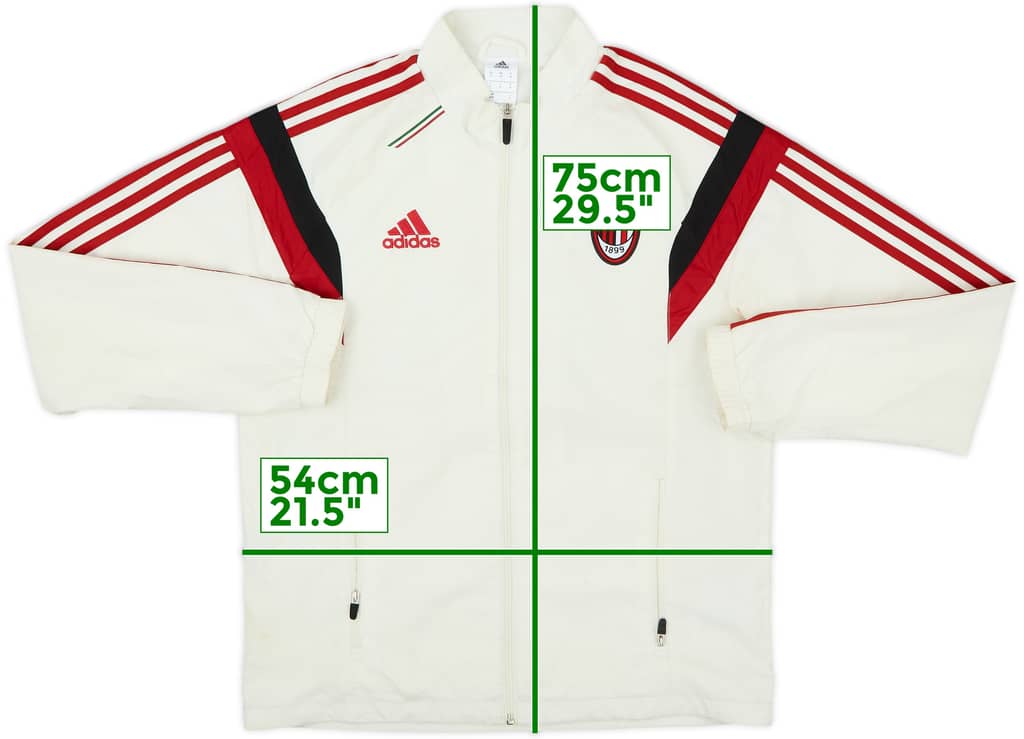 2014-15 AC Milan adidas Track Jacket - 5/10 - (M)