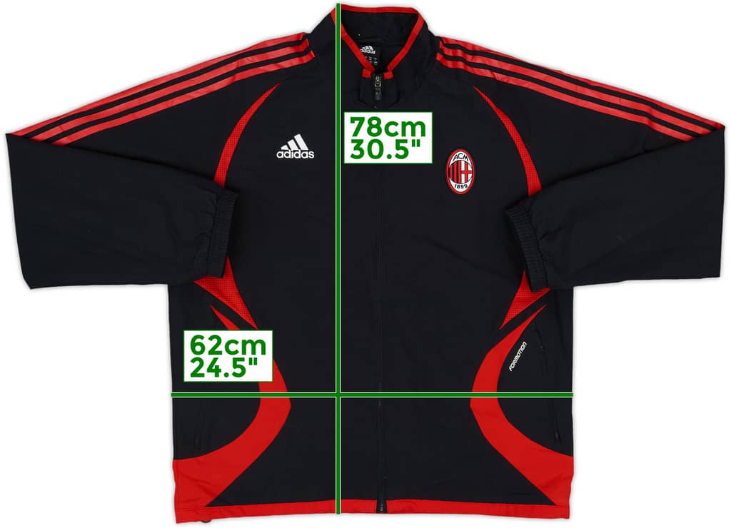 2006-07 AC Milan adidas Formotion Track Jacket - 9/10 - (L/XL)