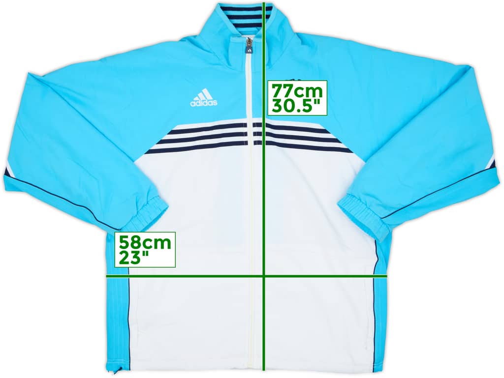 1999-00 Olympique Marseille adidas Track Jacket - 8/10 - (M/L)