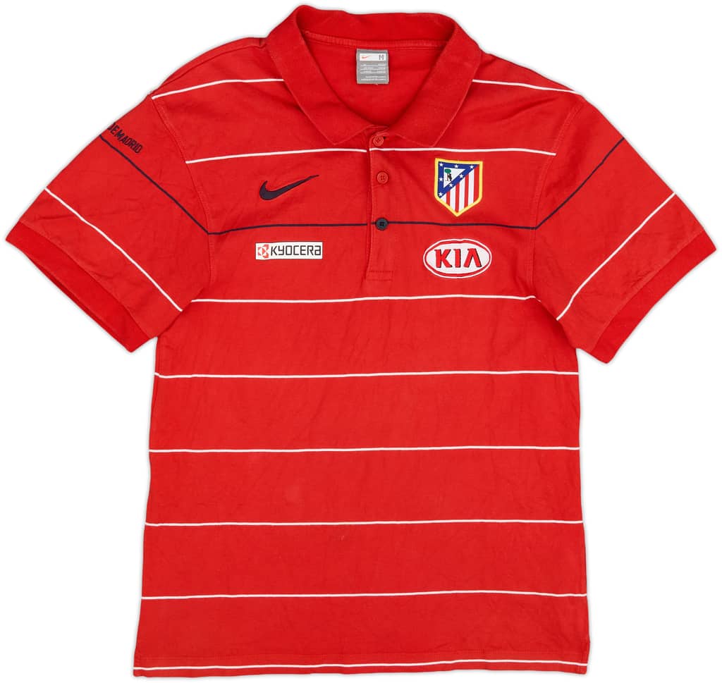 2009-10 Atletico Madrid Nike Polo Shirt - 7/10 - (M)