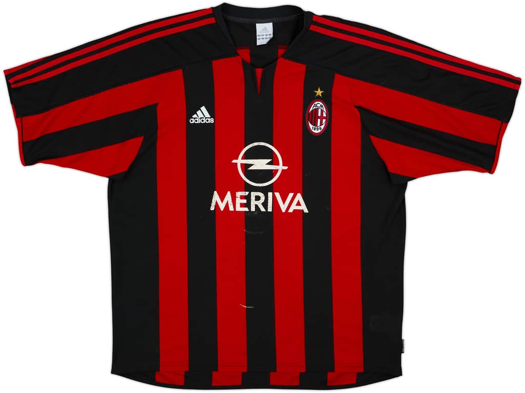 2003-04 AC Milan Home Shirt - 4/10 - (XL)