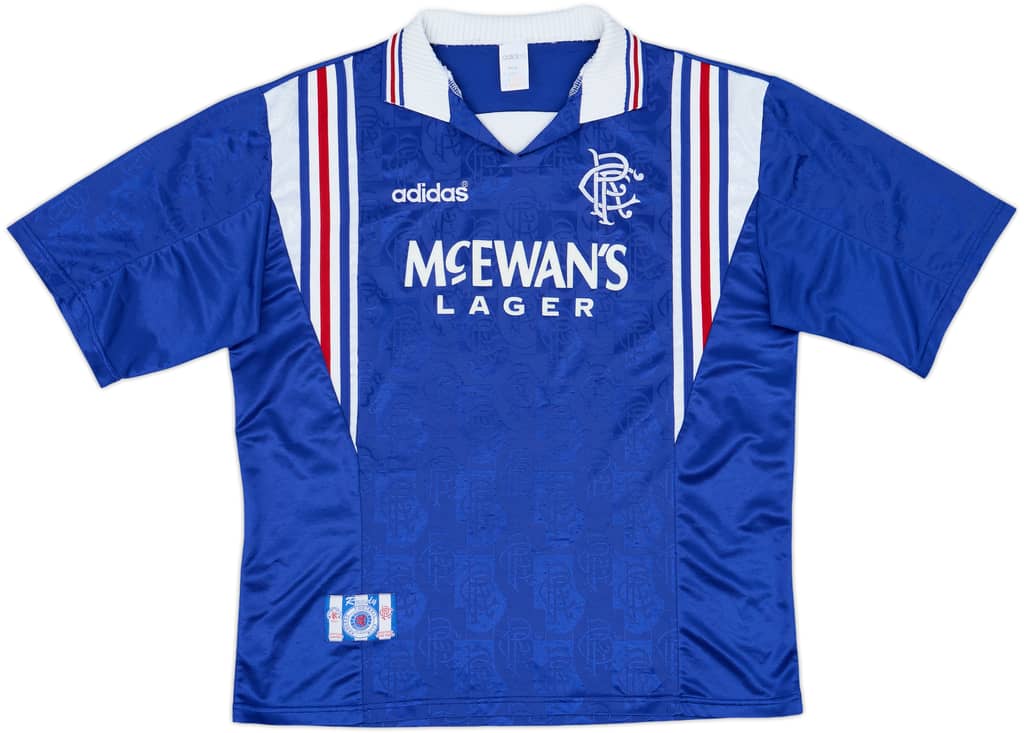 1996-97 Rangers Home Shirt - 8/10 - (XL)