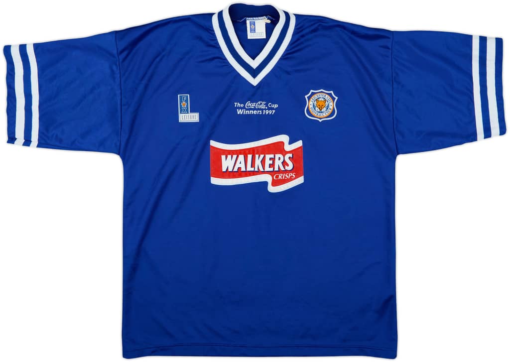 1996-98 Leicester Home Shirt - 9/10 - (XL)