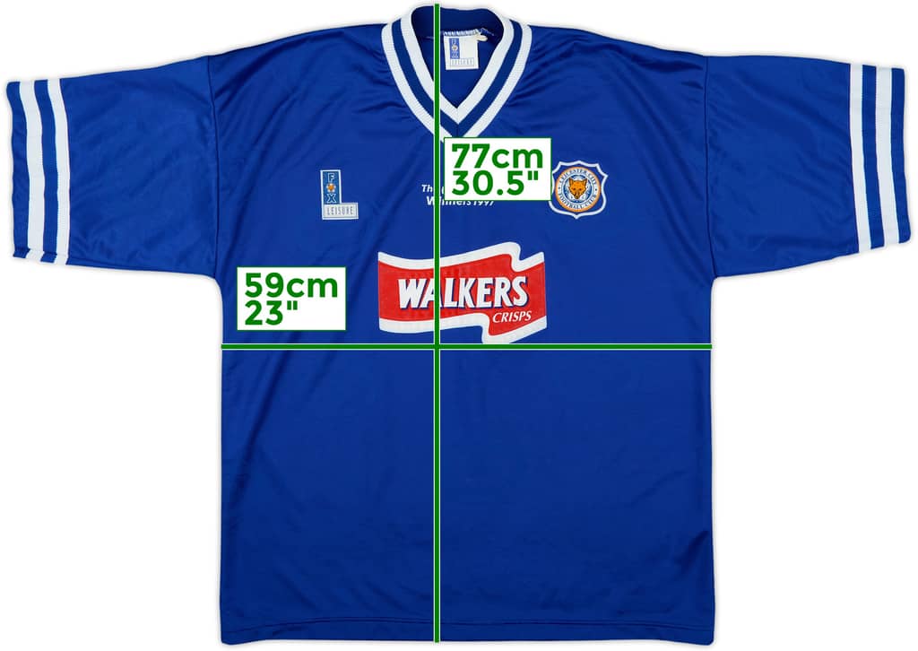 1996-98 Leicester Home Shirt - 9/10 - (XL)