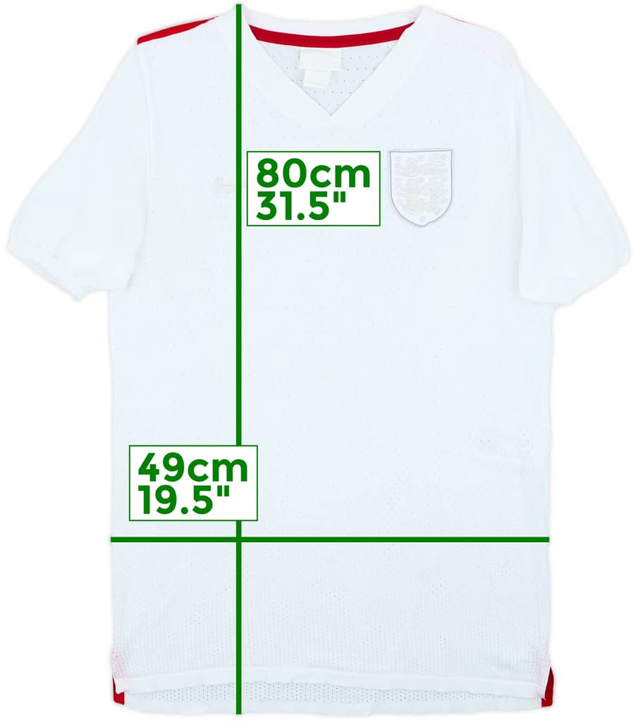 2014-15 England Nike Playera de Algodón - 7/10 - (L)