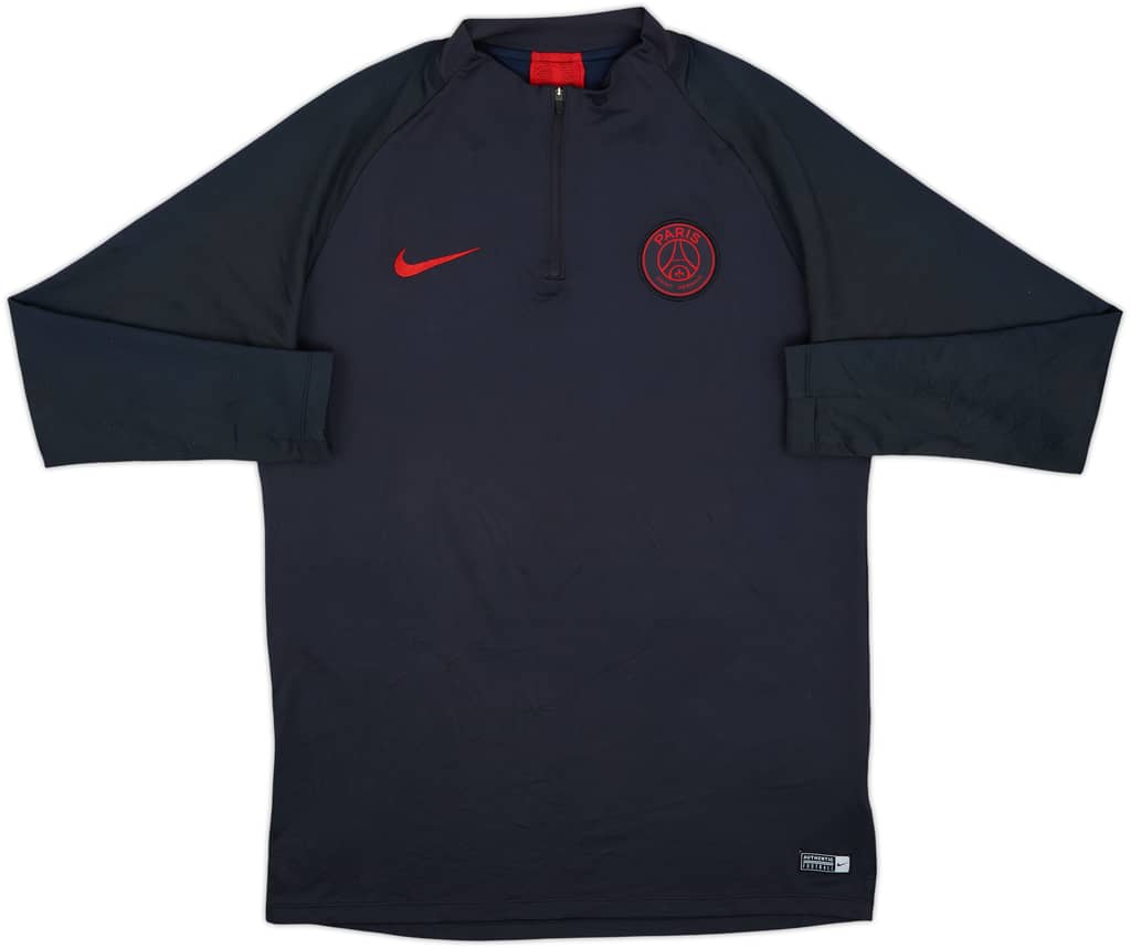 2019-20 Paris Saint-Germain Nike Top de cremallera 1/4 de perforación - 8/10 - (L)