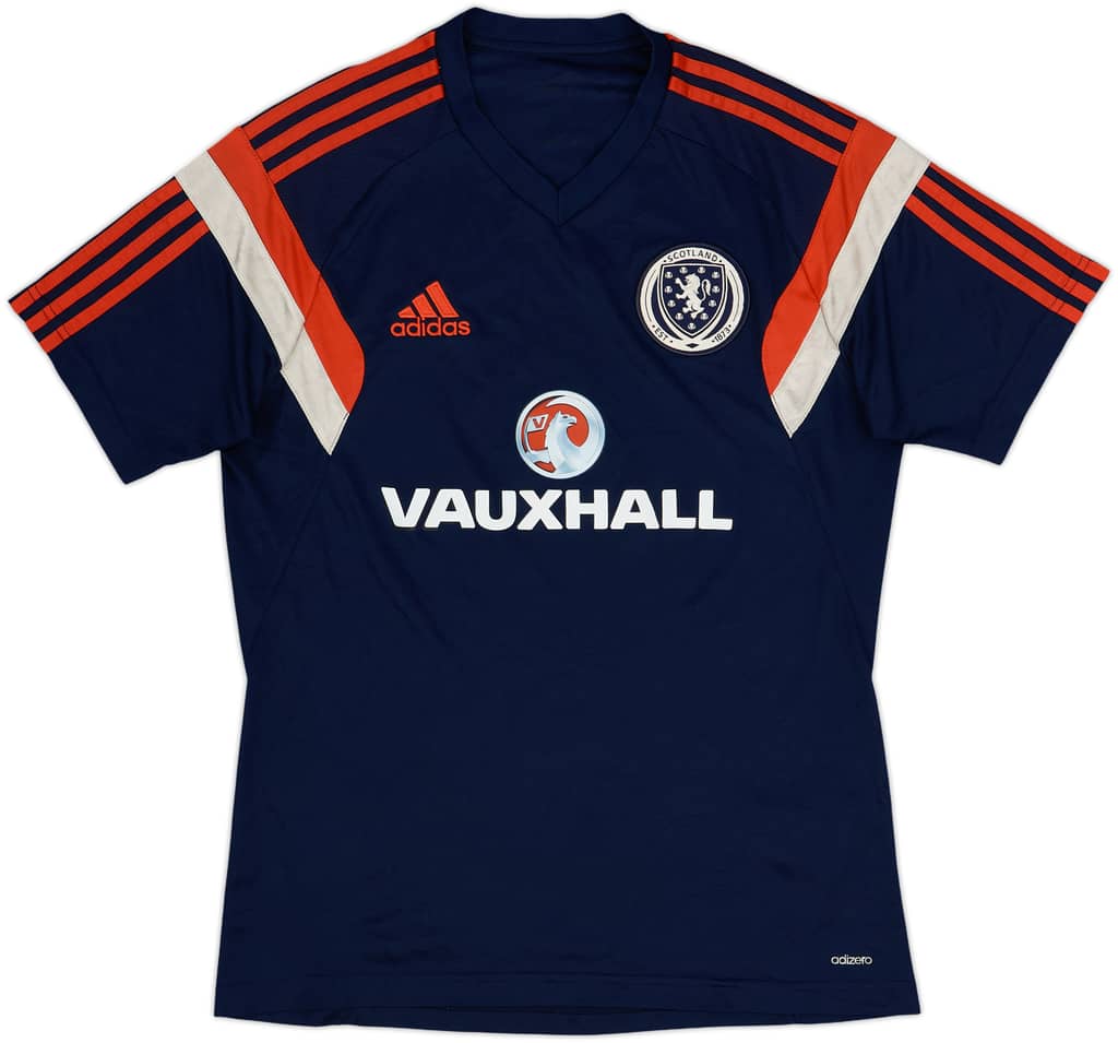 2014-15 Scotland adidas Training Shirt - 9/10 - (M)