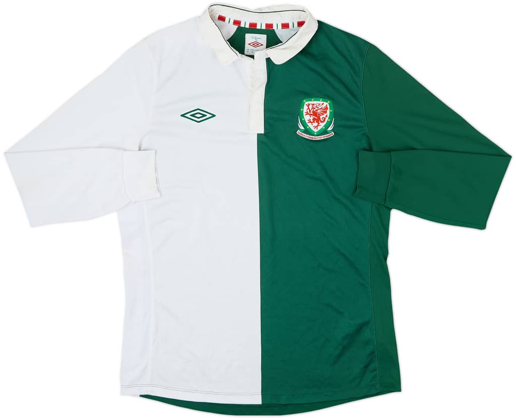 2012-14 Wales Away L/S Shirt - 7/10 - (M)