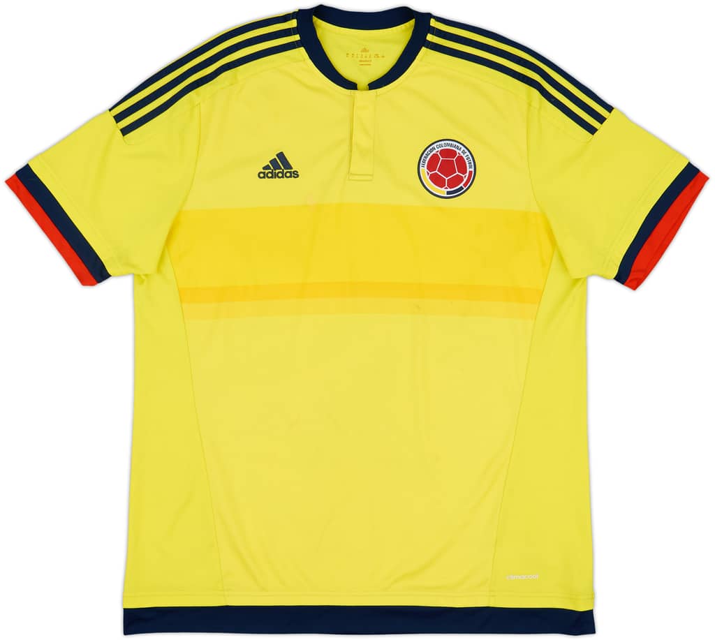 2015 Colombia Copa America Home Shirt - 6/10 - (XL)