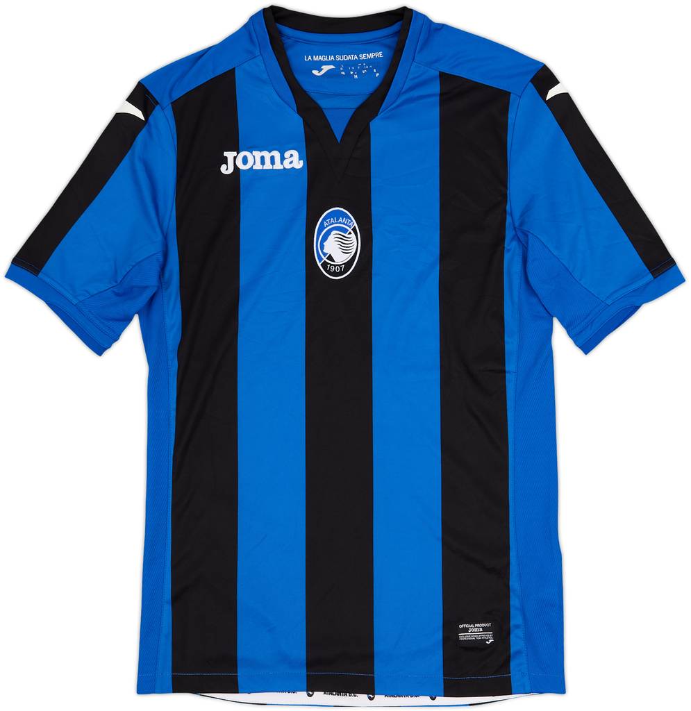 2017-18 Atalanta Home Shirt - 8/10 - (S)