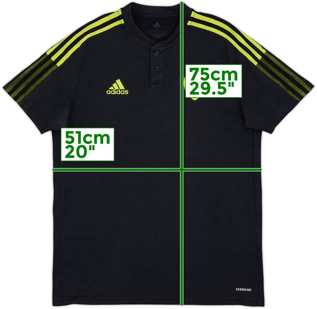 2021-22 Leeds United adidas Polo Shirt - 10/10 - (M)