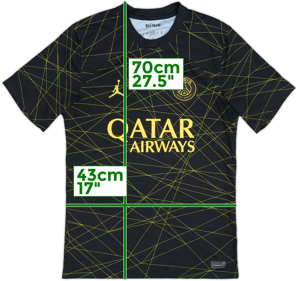 2022-23 Paris Saint-Germain Fourth Shirt - 6/10 - (S)