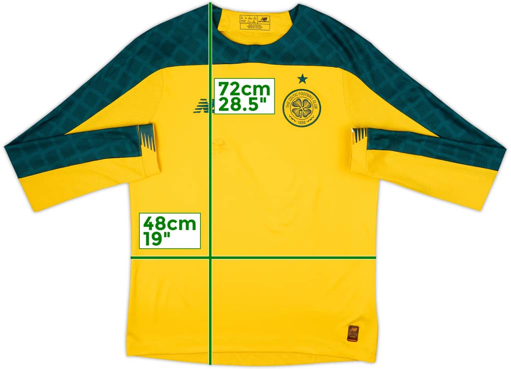 2019-20 Celtic Away L/S Shirt - 8/10 - (S)