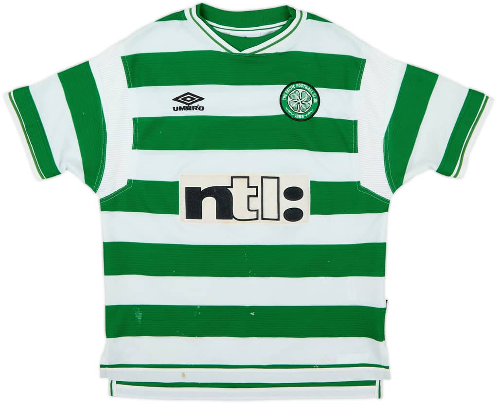 1999-01 Celtic Home Shirt - 5/10 - (Y)