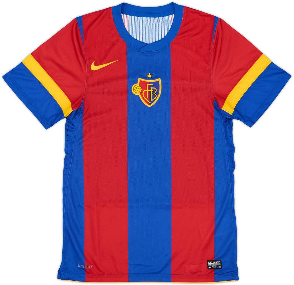 Camiseta de local versión jugador del FC Basel 2011-12 - 8/10 - (S)