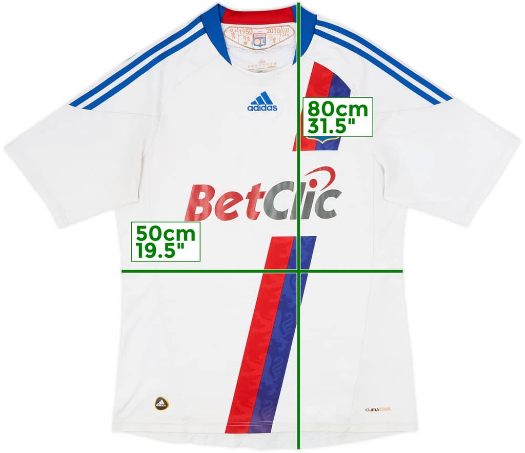 Camiseta de local del Lyon 2010-11 - 5/10 - (M)