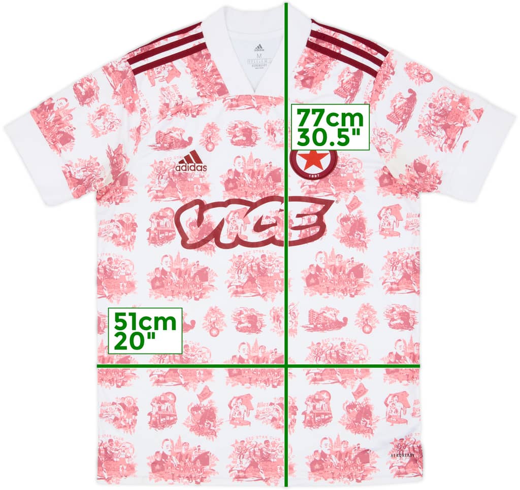 2020-21 Red Star Paris Away Shirt - 7/10 - (M)