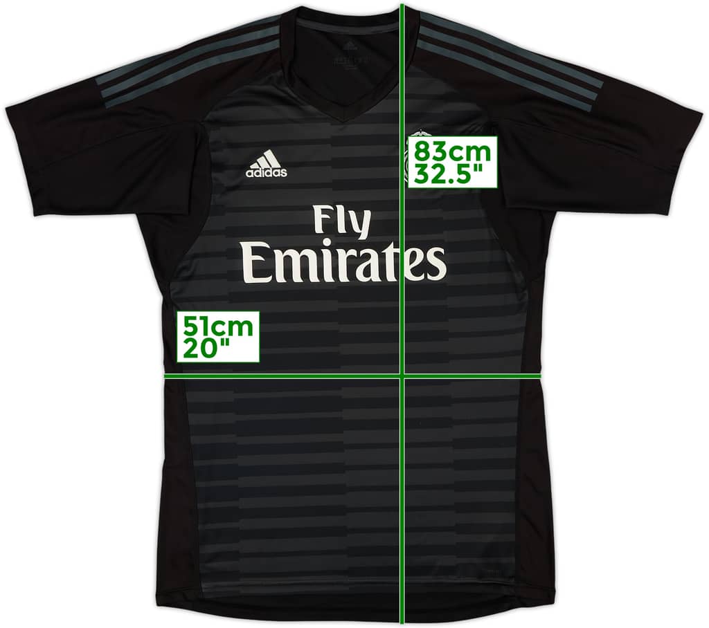 2018-19 Real Madrid GK S/S Shirt - 7/10 - (L)