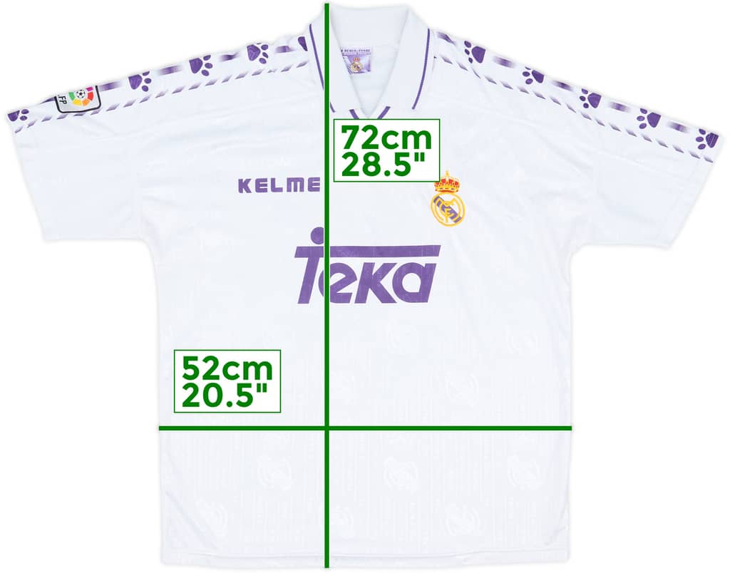 1994-96 Real Madrid Home Shirt - 7/10 - (S)