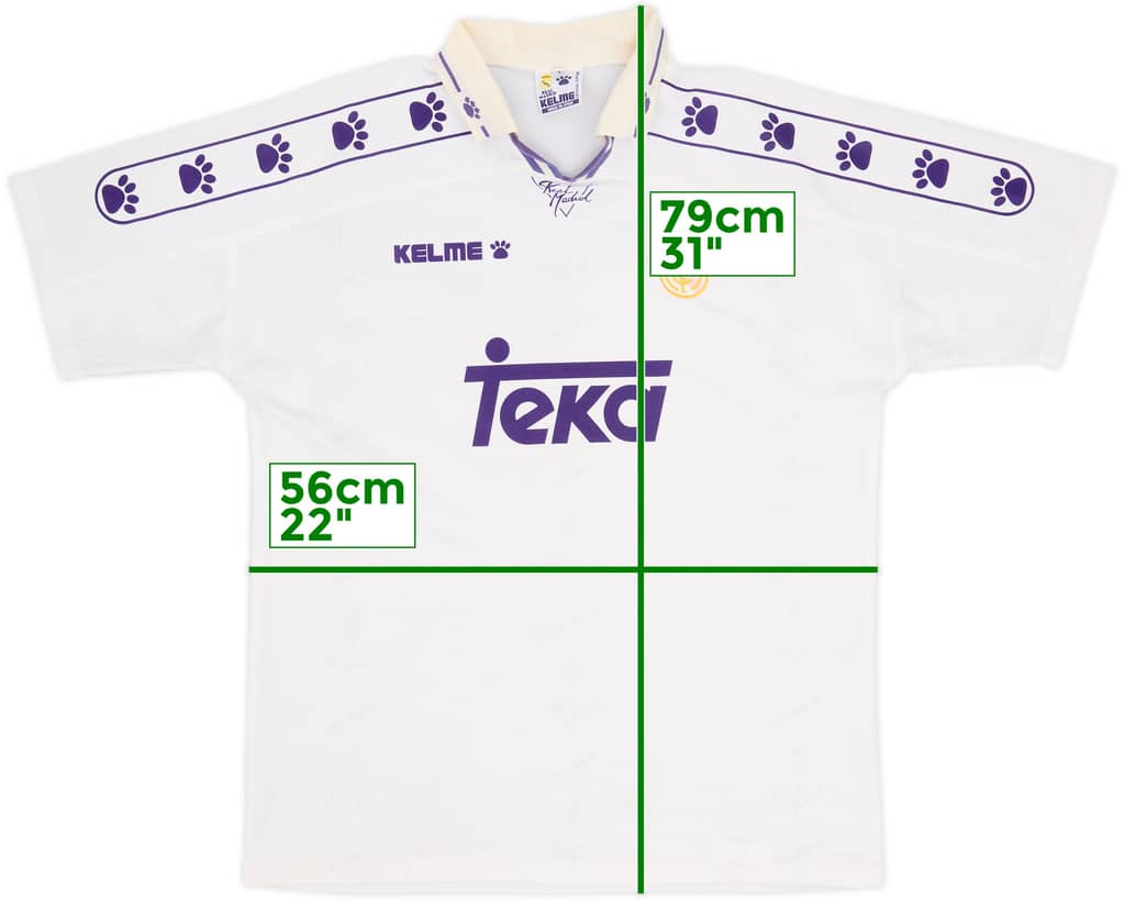 1996-97 Real Madrid Home Shirt - 6/10 - (L)