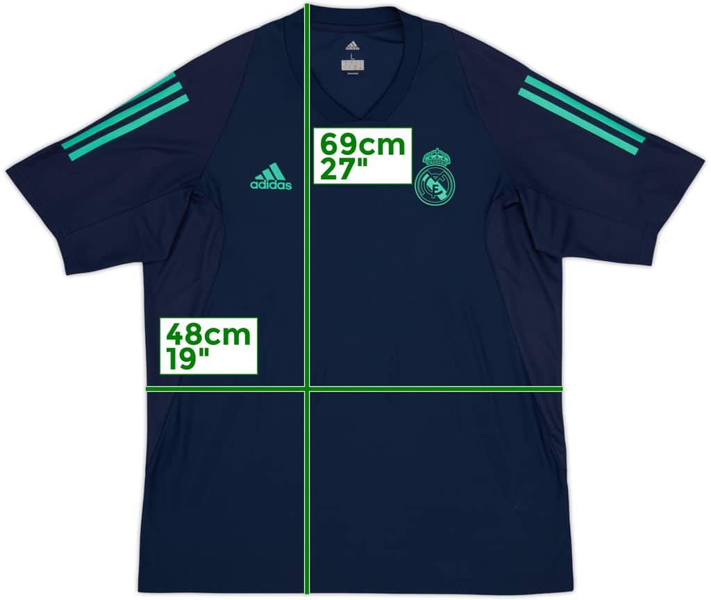 2019-20 Real Madrid adidas Training Shirt - 10/10 - (L)