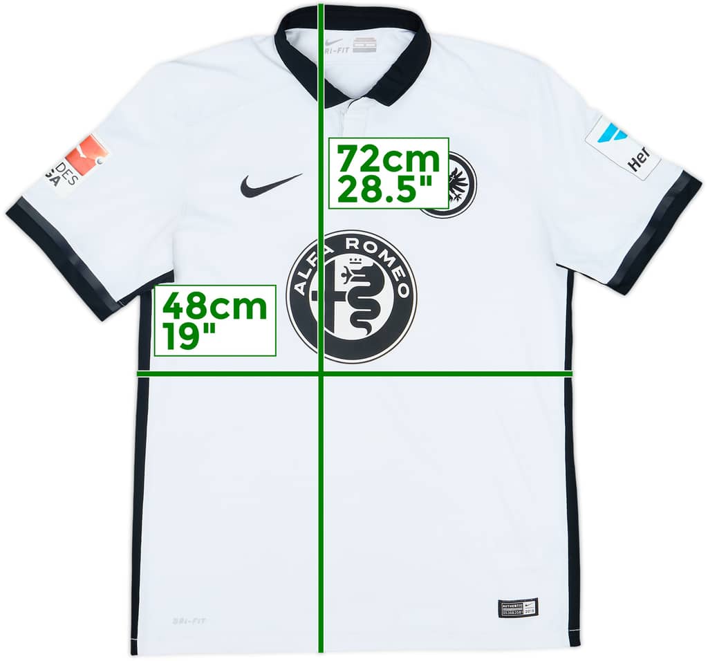 2015-16 Eintracht Frankfurt Away Shirt - 7/10 - (M)