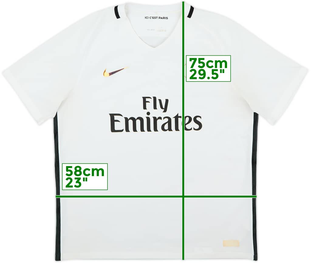 2016-17 Paris Saint-Germain Third Shirt - 7/10 - (XL)