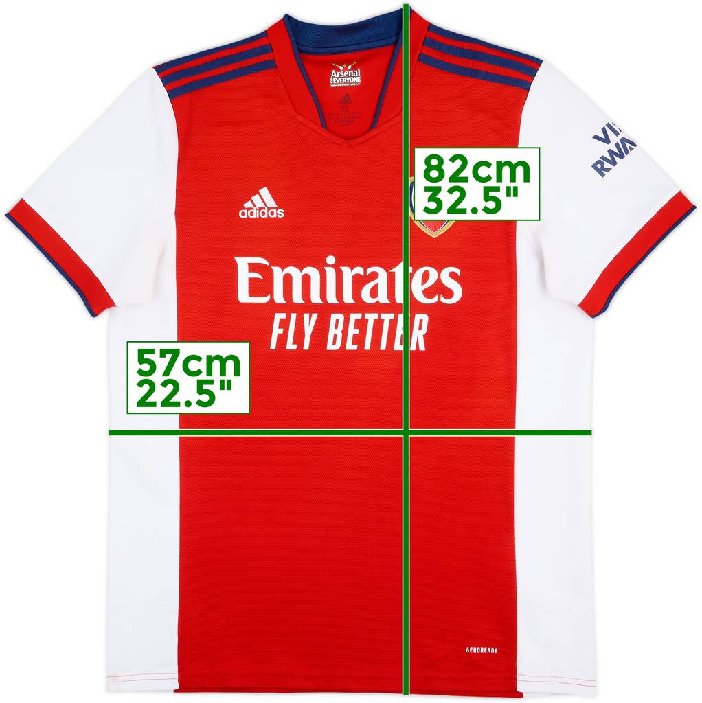 2021-22 Arsenal Home Shirt - 5/10 - (XL)