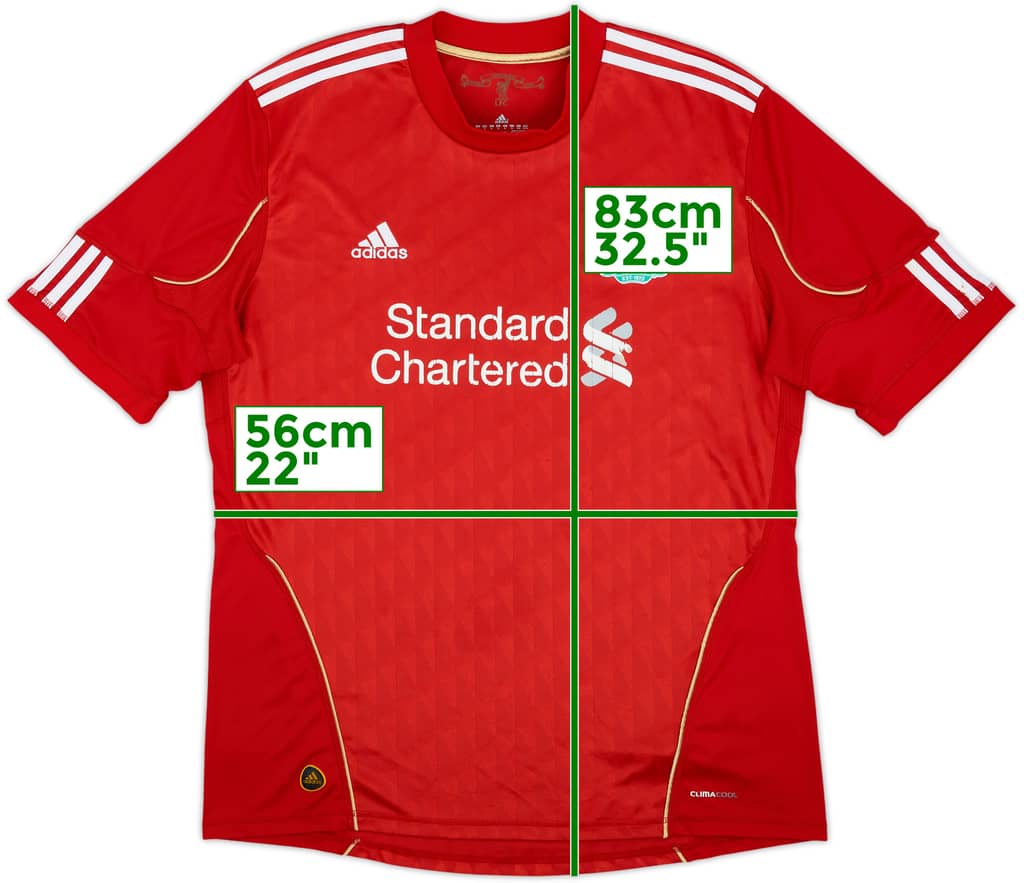 2010-12 Liverpool Home Shirt - 5/10 - (XL)