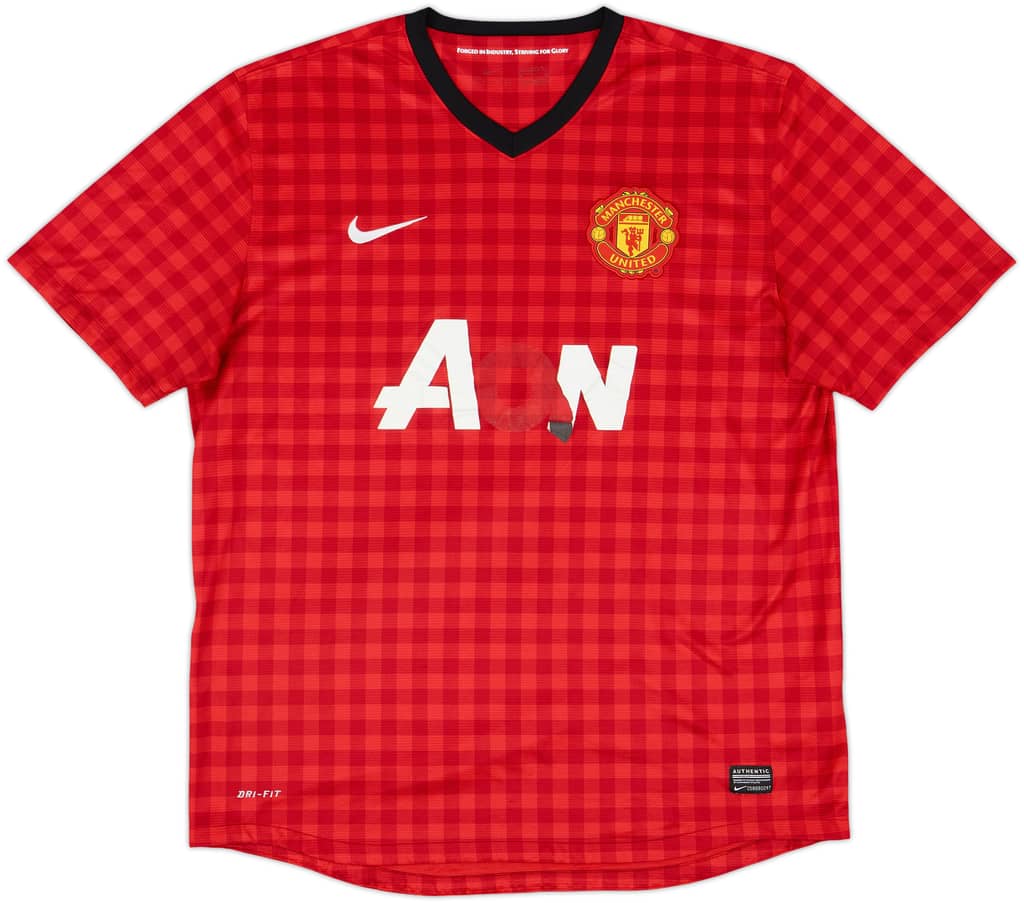 2012-13 Manchester United Home Shirt - 4/10 - (XL)