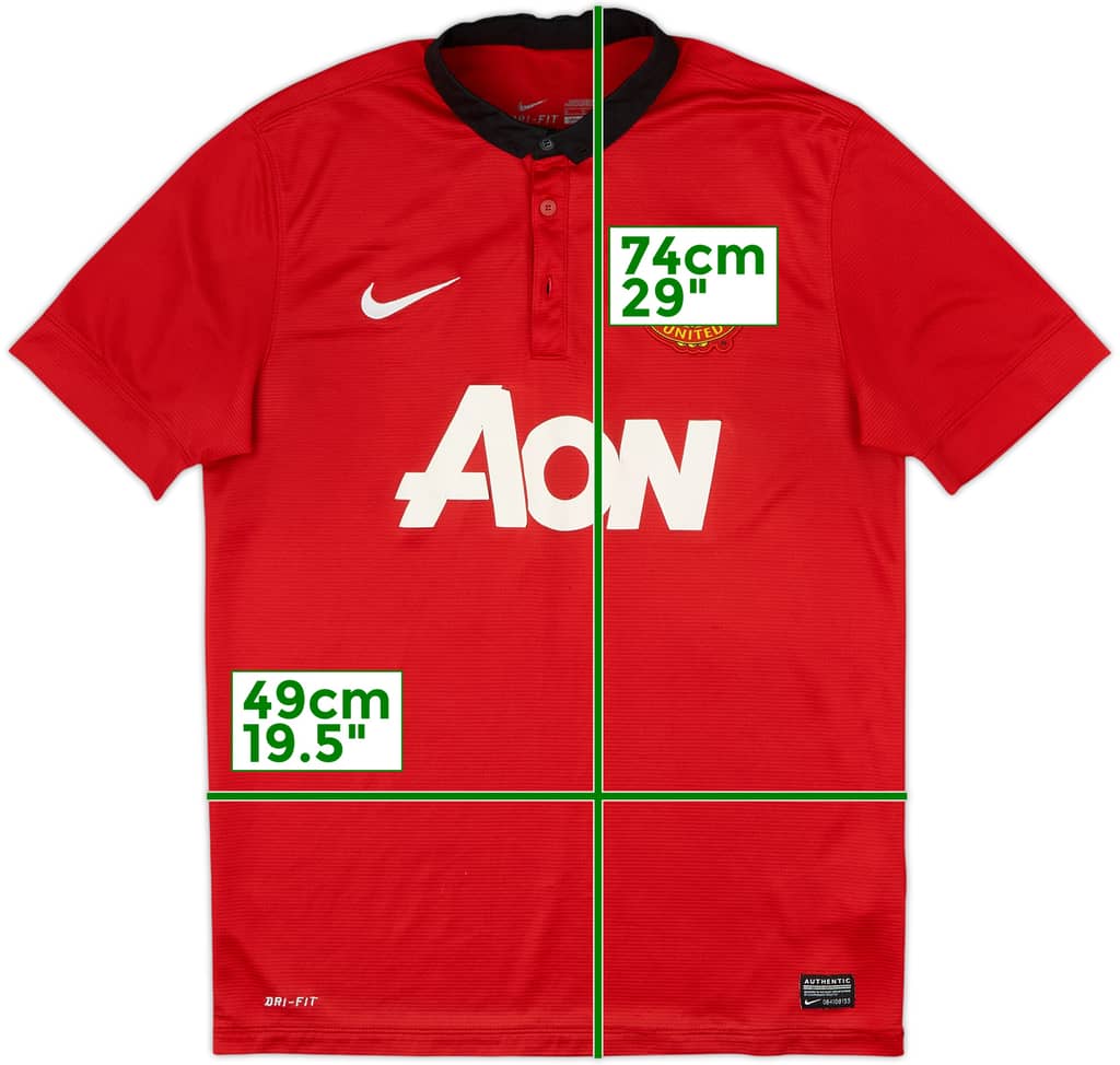 2013-14 Manchester United Home Shirt - 5/10 - (M)