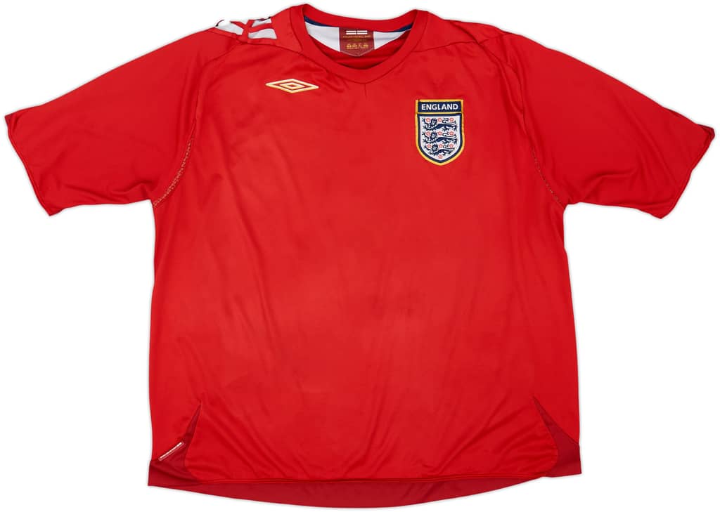 2006-08 England Away Shirt - 5/10 - (3XL)