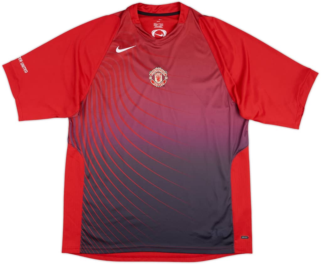 2006-07 Manchester United Nike Training Shirt - 8/10 - (L)