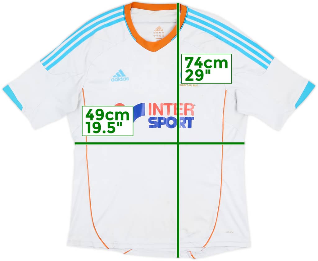 2012-13 Olympique Marseille Home Shirt - 5/10 - (L)