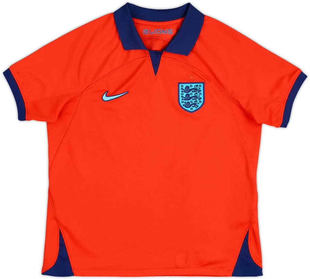 2022-23 England Away Shirt - 9/10 - (7-8 Years)