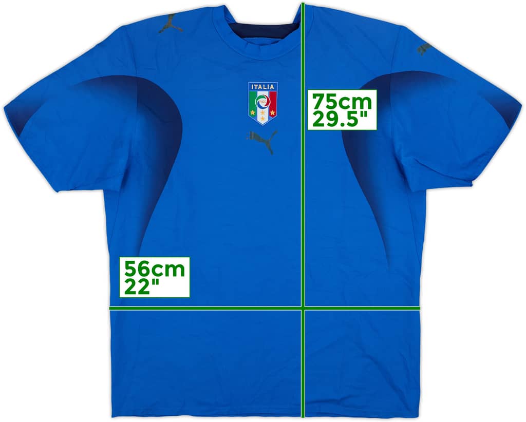 2006 Italy Home Shirt - 4/10 - (L)