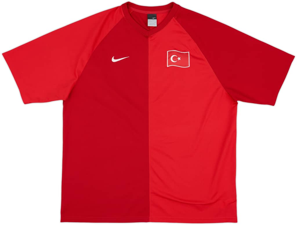 2006-08 Turkey Basic Home Shirt - 8/10 - (XXL)