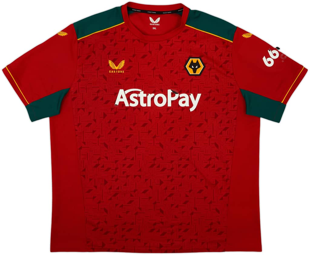 2023-24 Wolves Away Shirt - 4/10 - (3XL)