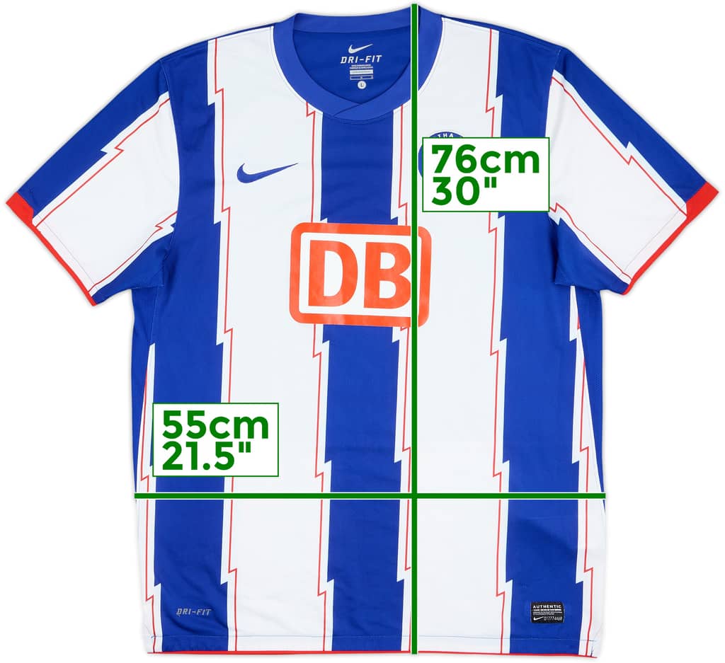 Camiseta de local del Hertha Berlin 2010-11 - 8/10 - (L)