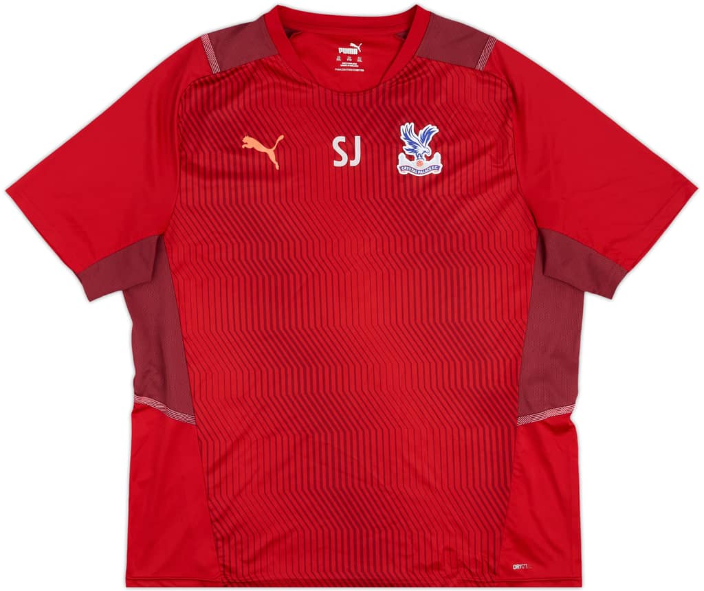 2020-21 Crystal Palace Staff Issue Puma Training Shirt SJ - 8/10 - (XXL)